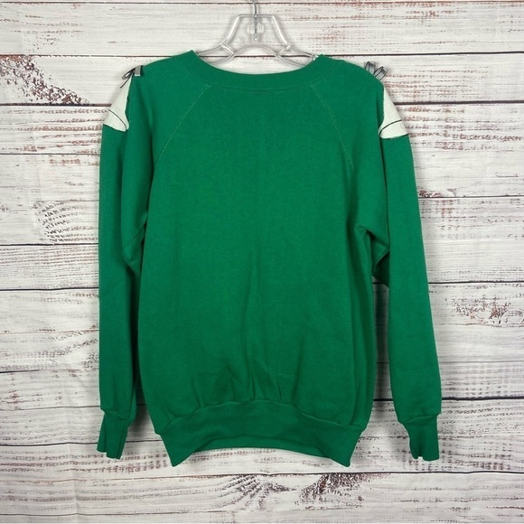 Pannill Sweatshirt Co. green holiday bells size medium crewneck Vintage sweater - Picture 2 of 3